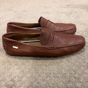 Oliver Cabell Driver Loafer in Woody Pebble Leather (Light Brown) Size 14 Men